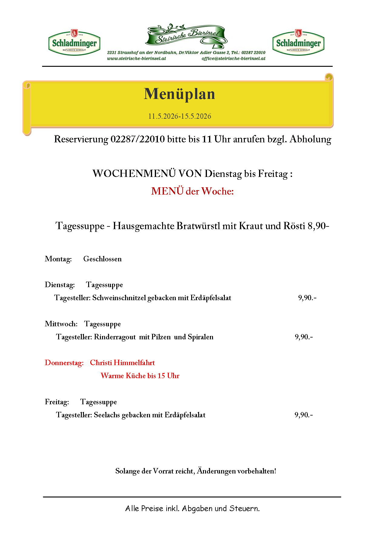 menuplan