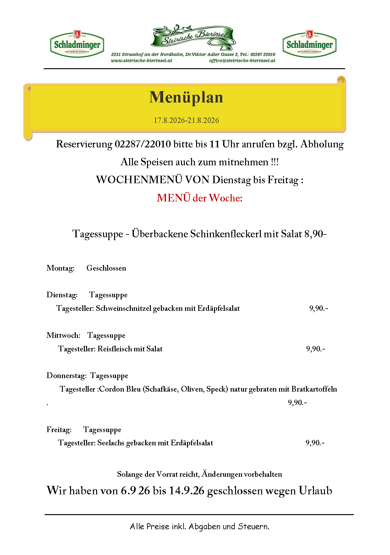 menuplan