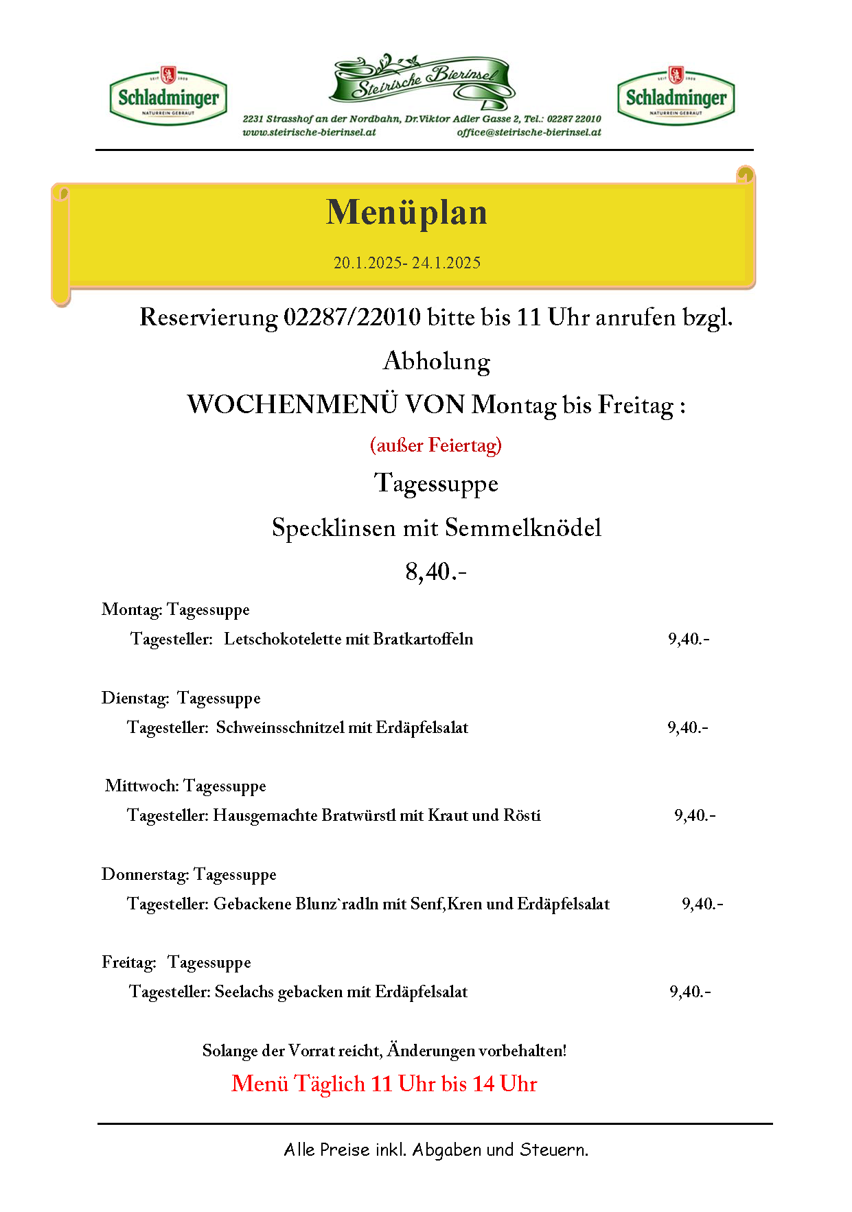 menuplan kw4